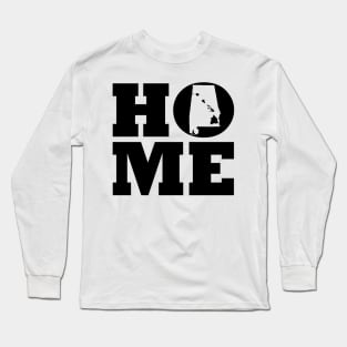 Alabama and Hawai'i HOME Roots by Hawaii Nei All Day Long Sleeve T-Shirt